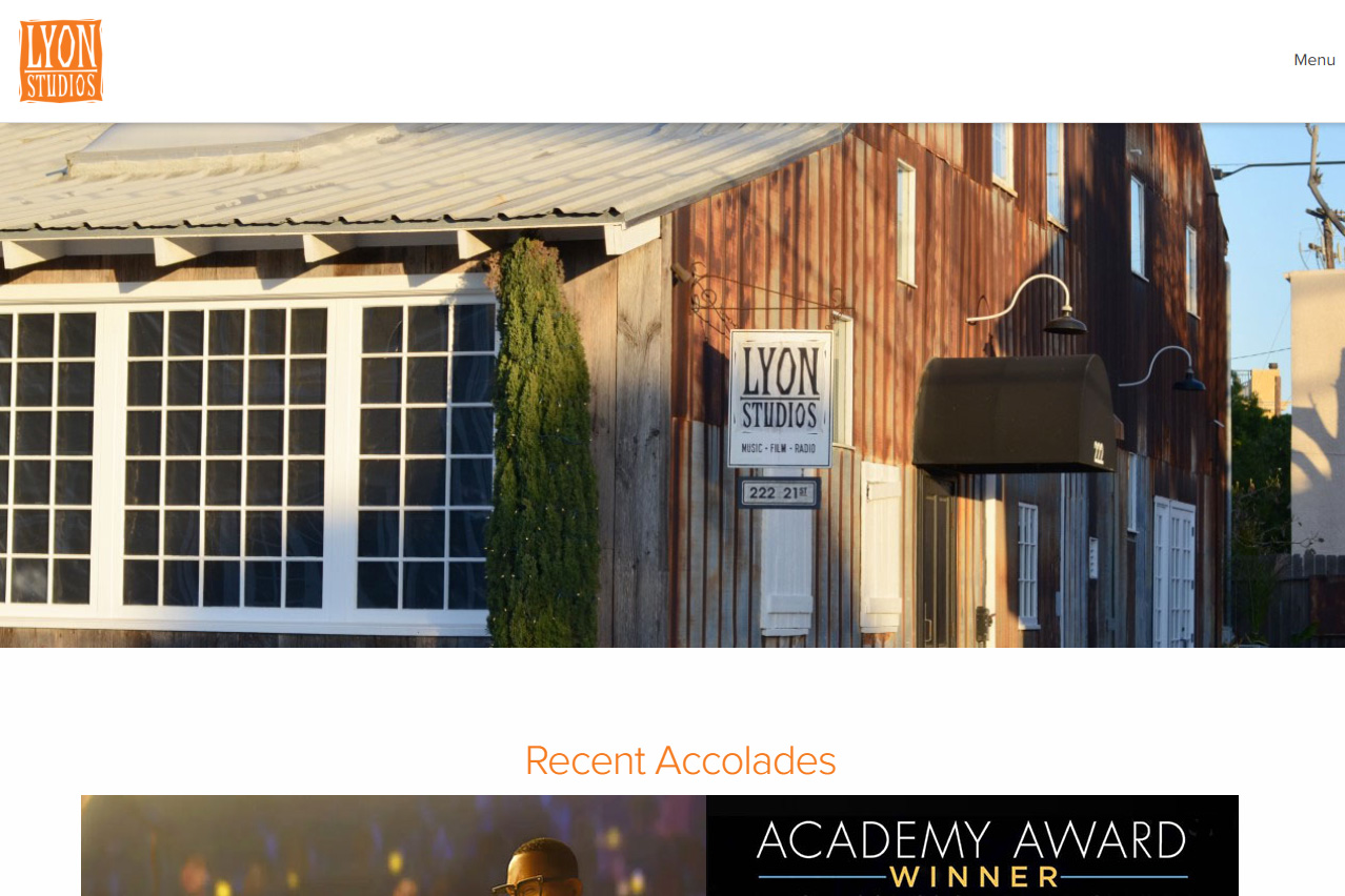 Lyon Studios website
