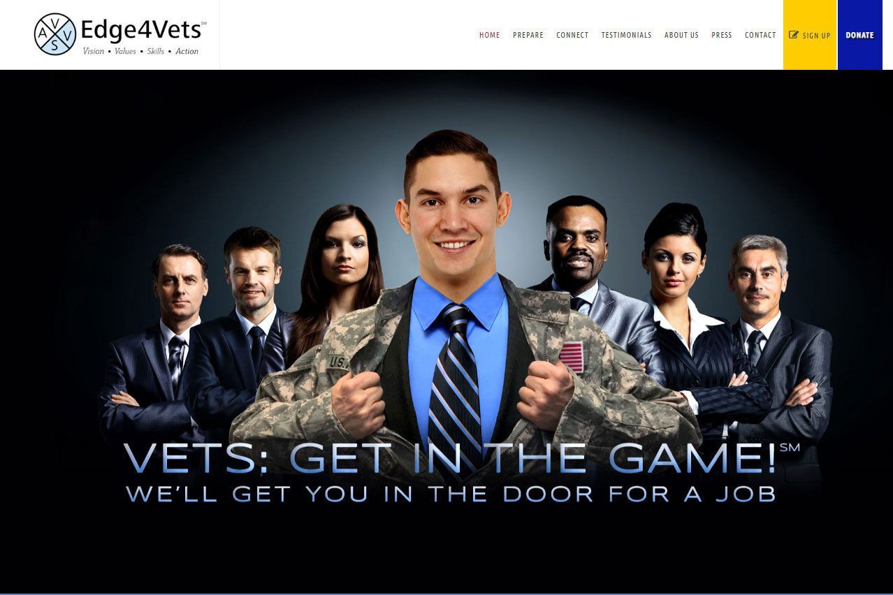 Edge4Vets website